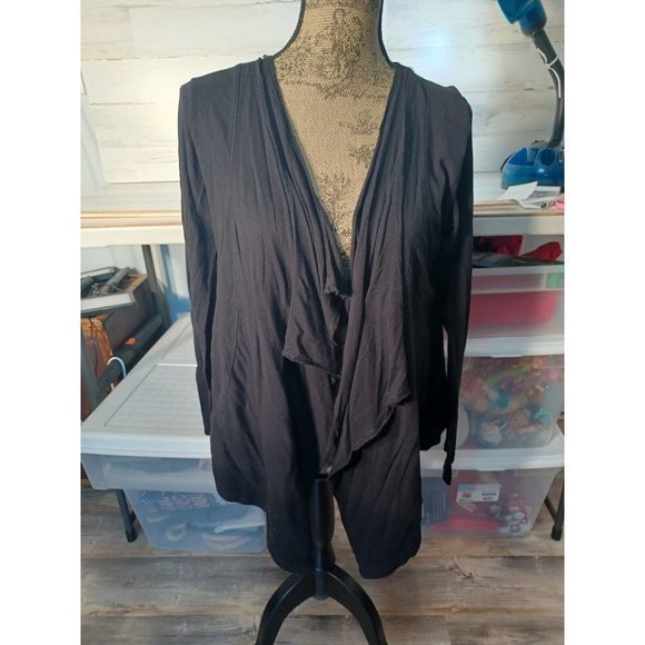 Women's Black Gap‎ Cardigan Size Medium - Picture 14 of 16